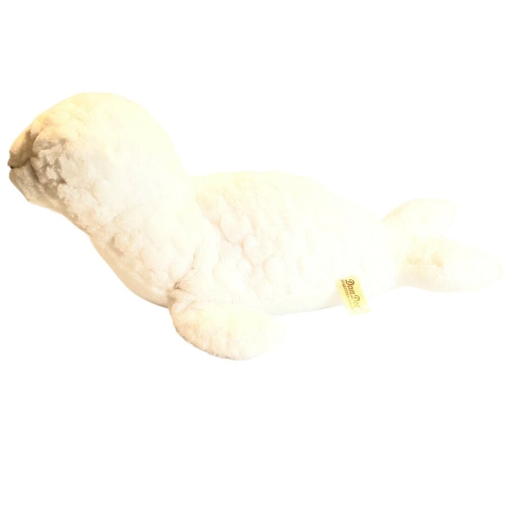Dan dee Plush Seal White Sea Lion 21" Collectors Choice Stuffed Animal Ocean - Picture 4 of 9